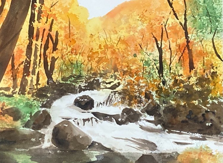渓流（秋）